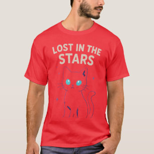Camiseta Gato Galáxico - Perdido nas Estrelas