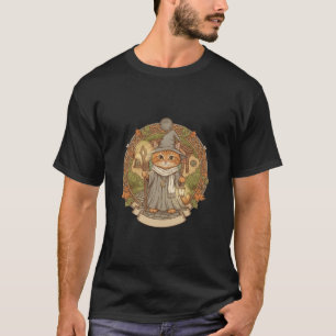 Camiseta Gato Gatinho como um Senhor Mago Magia