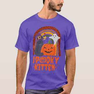 Camiseta Gato Gatinho Gatinho de Halloween para o Halloween