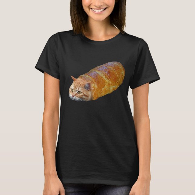 Camiseta Gato Gatinho Gato Pão Pão Pão Pão Pão (Frente)