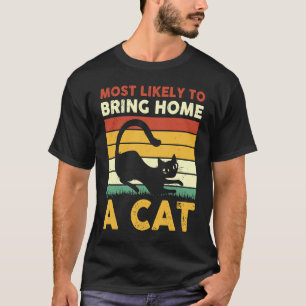 Camiseta gato gatinhos ressaca trazer um gato para casa
