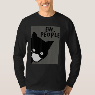 Camiseta Gato Gato Com Máscara De Rosto Pessoas De Ovo Cat 