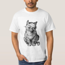 Camiseta Gato-gato-do-mato-rabugento