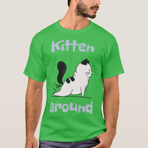 Camiseta Gato Gato Em Torno De Gato Fart Engraçado