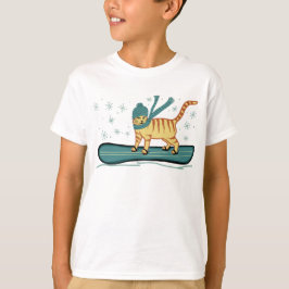 Camiseta Gato Gato Gato de Neve
