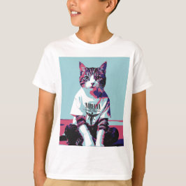 Camiseta Gato Gato Gato Gato