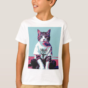 Camiseta Gato Gato Gato Gato