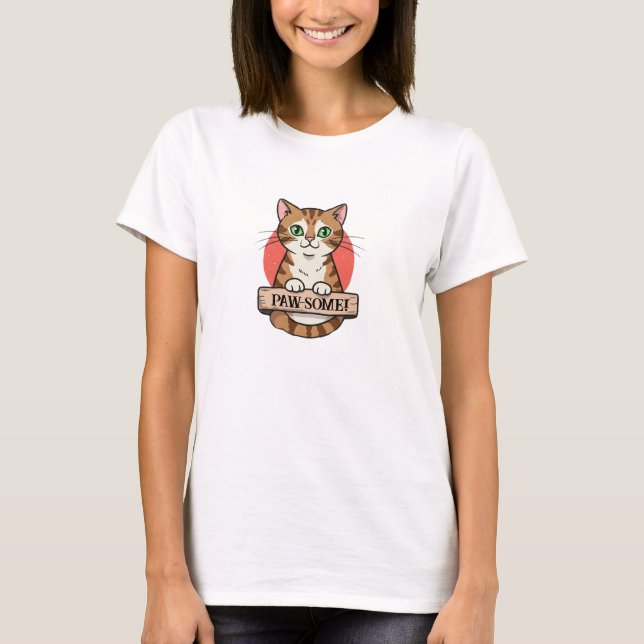 Camiseta Gato Gato Gato Gato-De-Algum-Pata (Frente)