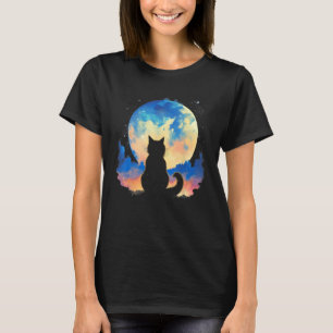 Camiseta Gato Gato Gato Gato Gato Com Gráfico De Gato De Lu