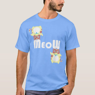 Camiseta Gato Gato Gato Gato Gato-Gatinho Gatinho