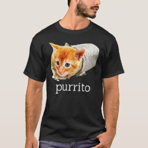 Camiseta Gato Gato Gato-Gato-Gato-Gato-Gato Purrito Burrito