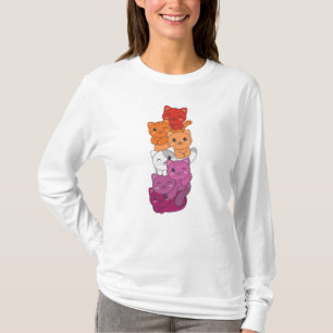 Camiseta Gato Gato Gato Gato Gelbtq, Orgulho gay Lgbtq, Ban