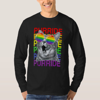 Camiseta Gato Gato Gato Gato-Orgulho gay Mês Sinalizador ar