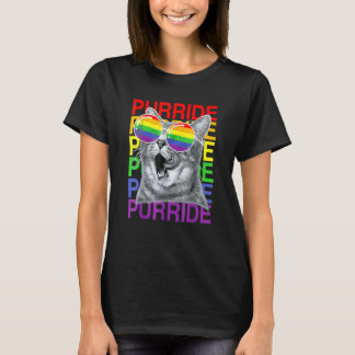 Camiseta Gato Gato Gato Gato-Orgulho gay Mês Sinalizador ar