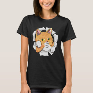 Camiseta Gato Gato Gato Gelado Roupa Para Gato Que Ama Gati