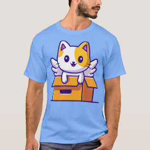 Camiseta Gato Gato Gato Giro Bravo Tocar em Cartoon