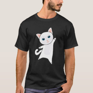 Camiseta Gato Gato Gelado Gato Branco Gatos Gelados Bichinh