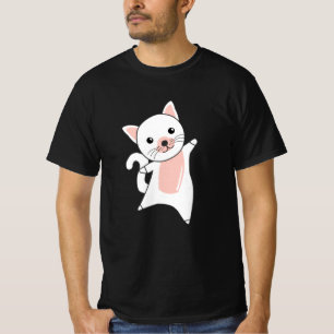 Camiseta Gato Gato Gelado Gato Branco Gatos Gelados Bichinh