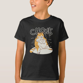 Camiseta Gato Gato Gordo Chonk Chonky Meme Chonker Cat