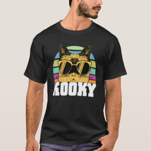 Camiseta Gato Gatos Gato Maluco Usando Óculos de Sol 1