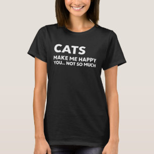 Camiseta Gato Gatos Me Fazem Feliz