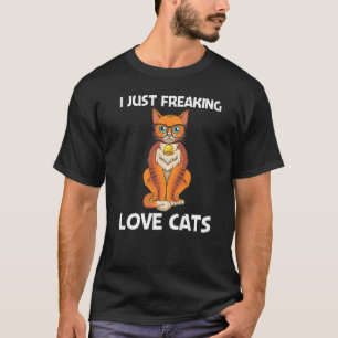 Camiseta Gato Gelado Para Homens Gatinhos De Companheiro Ga