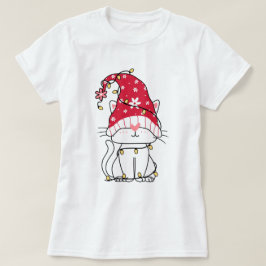 Camiseta Gato Gnomo Fofo