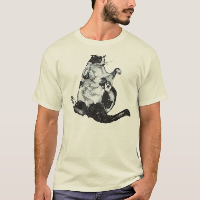 Camiseta gato gordo (Frente)
