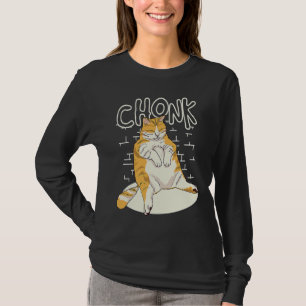 Camiseta Gato Gordo Escala de Pedra Chonky Chubby Kitten Sa