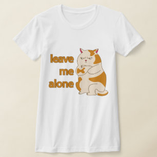 Camiseta Gato gordo me deixa em paz, T-Shirt