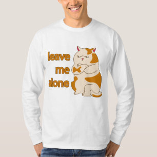 Camiseta Gato gordo me deixa em paz, T-Shirt