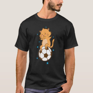 Camiseta Gato gosta de Futebol Esporte Hobby Pet