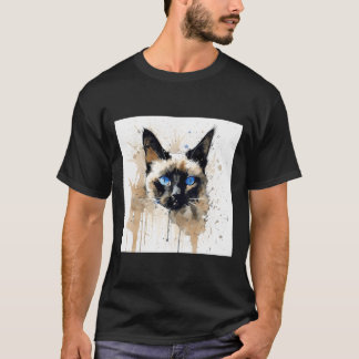Camiseta Gato Graffiti Punk Distorcido Xvi