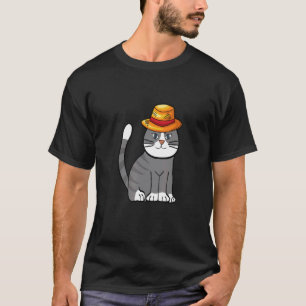 Camiseta Gato Gráfico Agricultura Agriculteur Agricultor Tr