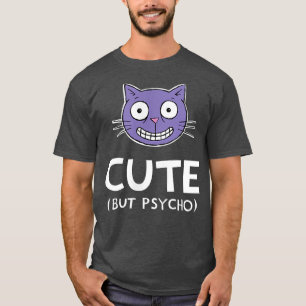 Camiseta Gato Gráfico De Pop Psicopata Mas Bonito
