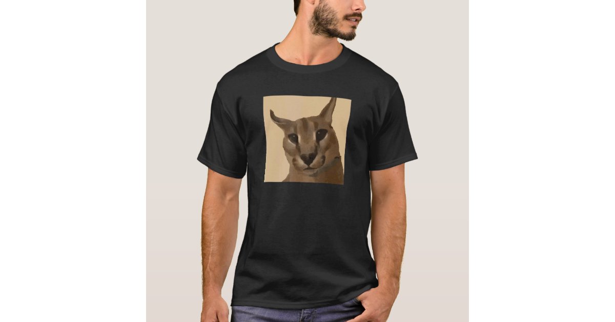 Camiseta Gato Grande Floppa Meme