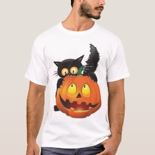 CAMISETA GATO HALLOWEEN