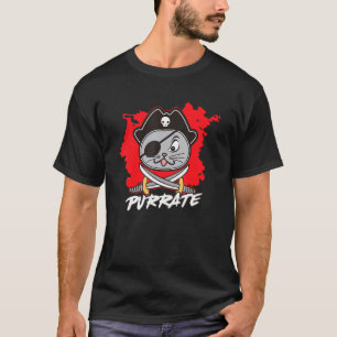 Camiseta Gato Halloween Carnival Pirate Figurino 1