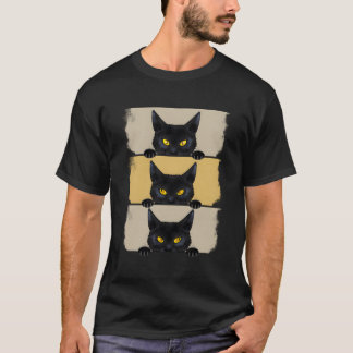 Camiseta Gato Halloween Gato Preto Grumpy Gato Preto Gato M