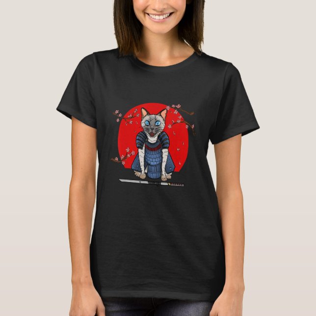 Camiseta Gato Herói Katana (Frente)