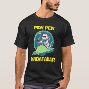 Camiseta Gato Himalaio Astronauta Espacial Pew Madafakas
