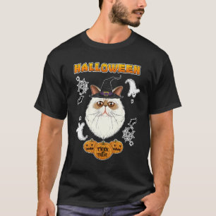 Camiseta Gato Himalaio I Feliz Halloween