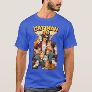 Camiseta Gato Homem Faz