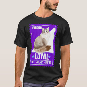 Camiseta Gato Humor Siberiano Citação de Gatos Para Sempr