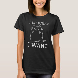 Camiseta Gato I Faço o Que Quero Com Meu Gato 7