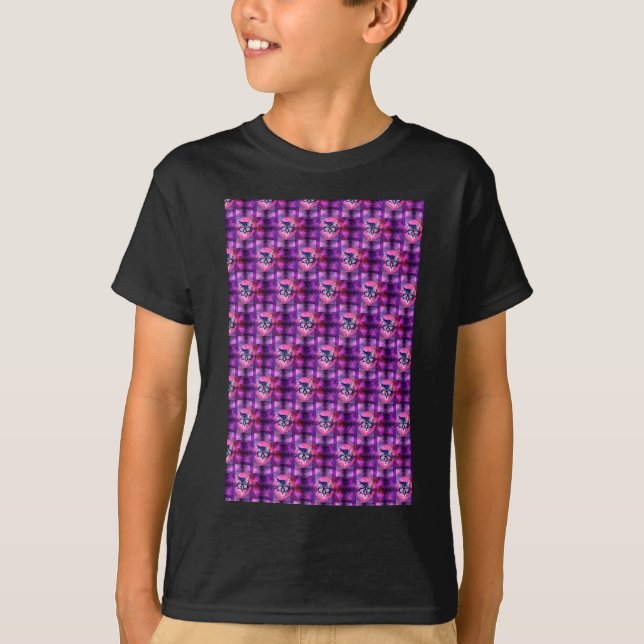 Camiseta gato iluminado (Frente)