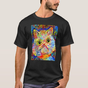 Camiseta GATO IMPRESSIONISTA Gatinho Gata Eu Sou Um Gato M