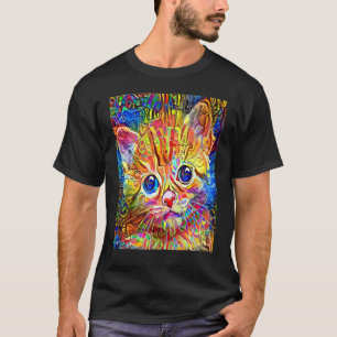 Camiseta GATO IMPRESSIONISTA Gatinho Gata Eu Sou Um Gato M