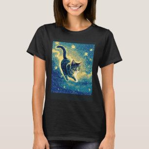 Camiseta Gato Impressionista Surreal Impressionismo Gatos