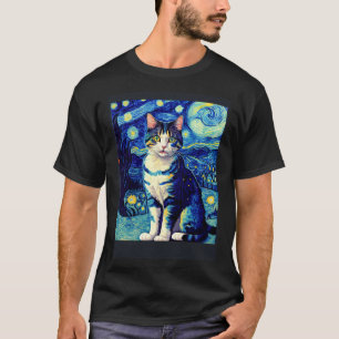 Camiseta Gato Impressionista Surreal Impressionismo Gatos